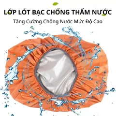 Túi Trùm Balo PÊ ĐAN Chống Nước Chống Bụi Dành Cho Balo 35-45L - Tiện Lợi Du Lịch Ngoài Trời