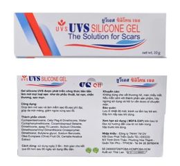 Gel UVS Silicone (Thái Lan) 10gr - Chuyên biệt làm mờ sẹo lồi, sẹo phì đại, tái tạo và dưỡng ẩm cho da mịn màng.
