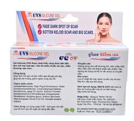 Gel UVS Silicone (Thái Lan) 10gr - Chuyên biệt làm mờ sẹo lồi, sẹo phì đại, tái tạo và dưỡng ẩm cho da mịn màng.