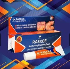 Kem Dưỡng Ẩm & Làm Dịu UVS Raskee Thái Lan - Giảm Ngứa, Chống Hăm Da, Chuyên Biệt Dưỡng Ẩm 10g