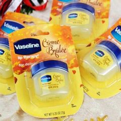 Sáp Dưỡng Môi Vaseline Lip Therapy Cream Brulee 7G - Dưỡng Ẩm Mềm Mịn, Bảo Vệ Môi Khỏi Thời Tiết, Sản Phẩm Chính Hãng Chăm Sóc Môi