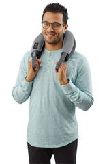 Đai Massage Cổ Vai Gáy HoMedics NMSQ-217HJ - Thiết Bị Massage Nóng và Rung 2 Chế Độ, Di Động, Dùng Pin AAA hoặc Adapter
