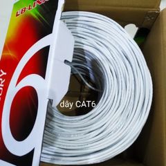 Dây Mạng Cat6 UTP LBLINK 305m - Cuộn 8 Lõi Chịu Lực, Chất Liệu Nhựa, Phù Hợp Cho Mạng LAN Trong Nhà Và Ngoài Trời
