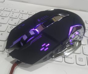 Chuột Gaming OYE X700 LED 2400DPI Cao Cấp 7D - Thiết Kế Ergonomic Đen/Trắng, Hỗ Trợ Macro Chuyên Nghiệp, Click Omron Chất Lượng