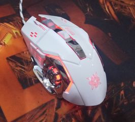 Chuột Gaming OYE X700 LED 2400DPI Cao Cấp 7D - Thiết Kế Ergonomic Đen/Trắng, Hỗ Trợ Macro Chuyên Nghiệp, Click Omron Chất Lượng