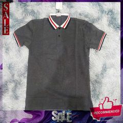 Áo phông PoLo Nam Nữ Q26 màu Xám - Chất vải cá sấu thun cotton mát, co giãn 4 chiều, cổ viền kẻ thời trang cho mọi dịp
