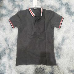 Áo phông PoLo Nam Nữ Q26 màu Xám - Chất vải cá sấu thun cotton mát, co giãn 4 chiều, cổ viền kẻ thời trang cho mọi dịp