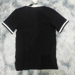 Áo Polo Nam Cổ Bẻ Kẻ Chéo Màu Đen - Chất Cotton Thoáng Khí, Dáng Năng Động Thời Trang Đi Học Đi Làm
