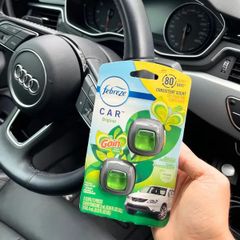 Set 2 Lọ Nước Hoa Xe Hơi Febreze - Tươi Mát và Sang Trọng Cho Không Gian Nội Thất Ô Tô - Hương Thơm Dễ Chịu, Khử Mùi Hiệu Quả