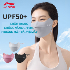 Khẩu trang chống nắng Ice Silk Lining thoáng mát mềm nhẹ mát lạnh UPF50+ chống tia UVA UVB LCUT062
