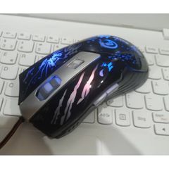 Chuột Chơi Game Có Dây A905 LED RGB Đen - Độ Nhạy 2400dpi, Chính Xác Cao, Thiết Kế Ergonomic, Tương Thích Laptop & PC
