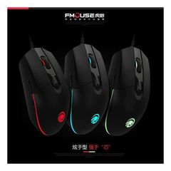 Chuột Chơi Game F102 Wired RGB 3500DPI - Thiết Kế Ergonomic, Tùy Chỉnh Phần Mềm, Màu Đen, Đèn LED Nhiều Màu Sắc