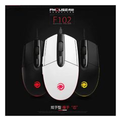 Chuột Chơi Game F102 Ergonomic LED RGB 3500DPI - Thiết Kế Nhỏ Gọn, Dễ Dùng, Phù Hợp với Game Thủ Việt