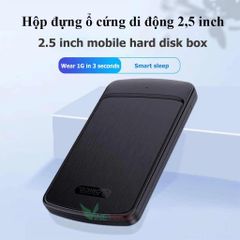 Hộp Đựng Ổ Cứng 2.5 inch ORICO 2020U3 Đen - HDD Box SATA 3 USB 3.0 Tốc Độ Cao, Chống Va Đập, Tương Thích Windows và Mac OS