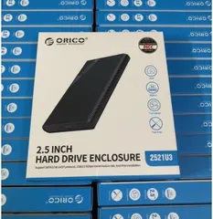 Hộp Đựng Ổ Cứng 2.5 inch ORICO 2521U3 Đen - HDD Box SATA 3, USB 3.0 Tốc Độ 5Gb/s, Hỗ Trợ Windows & MAC OS