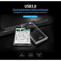 Hộp Đựng Ổ Cứng 2.5 inch ORICO 2139U3 - HDD Box SATA 3 USB 3.0 Chống Rung, Tương Thích Windows và Mac, Thiết Kế Nhỏ Gọn