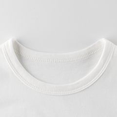 Áo Thun Cộc Tay Trắng Cho Bé - Vải Cotton Thấm Hút Mồ Hôi, Mát Mẻ, Thoải Mái, Hình In Sắc Nét, Thời Trang Trẻ Em
