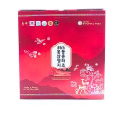 Nước Hồng Sâm Linh Chi Đông Trùng Hạ Thảo 365 - Hỗ Trợ Sức Khỏe, Tăng Đề Kháng, Giảm Stress, 60 Gói x 50ml Hàn Quốc