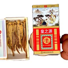 Hồng Sâm Củ Khô Hộp Thiếc GinsengKing HG Bio 150g - Nhân Sâm Hàn Quốc Tăng Cường Sức Khỏe, Giảm Stress, Cân Bằng Huyết Áp