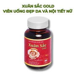 Viên uống Xuân Sắc Gold - Cân bằng nội tiết tố nữ, làm đẹp da, giảm mãn kinh, tăng cường sinh lý - Hộp 60 viên