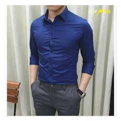 Áo Sơ Mi Nam Dài Tay Chất Lụa Không Nhăn Thấm Hút Mồ Hôi - Kiểu Dáng Hàn Quốc, Nhiều Màu Sắc, Thời Trang Nam 2023