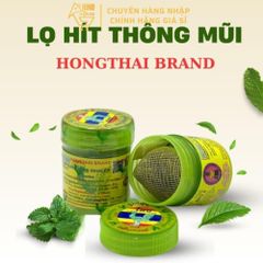 Hũ Hít Mũi Thái Lan Hong Thai 10g - Giảm Nghẹt Mũi, Đau Đầu, Triệu Chứng Viêm Xoang, Thông Đường Hô Hấp