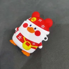 Vỏ Bọc Airpods 1 2 (Vịt Đỏ Noel) Bằng Silicon Dẻo - Phụ Kiện Tai Nghe AirPods Đáng Yêu, Thời Trang & Bảo Vệ