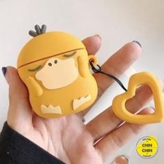Vỏ Bọc Tai Nghe Không Dây Vịt Vàng TikTok cho Hộp Sạc AirPods 1 2 Pro - Chất Silicon Đẹp và Bền chắc