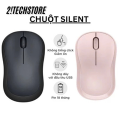 Chuột Không Dây Logitech M220 Silent - Chuột Văn Phòng Yên Tĩnh, Kết Nối 2.4GHz, Thiết Kế Nhỏ Gọn, Thời Gian Sử Dụng 18 Tháng