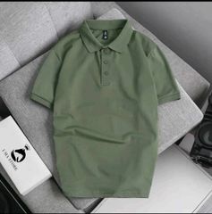 Áo Polo Trơn Cổ Bẻ Dáng Basic Chất Liệu Cá Sấu Dệt Kim CVC Cao Cấp, Co Dãn 4 Chiều - Thời Trang Nam Unisex Năng Động