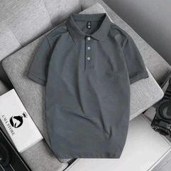 Áo Polo Trơn Cổ Bẻ Dáng Basic Chất Liệu Cá Sấu Dệt Kim CVC Cao Cấp, Co Dãn 4 Chiều - Thời Trang Nam Unisex Năng Động