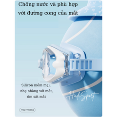 Kính Bơi Trẻ Em Li-Ning 2025 - Chống Nước, Chống Sương Mù, UV, Mẫu Mới LNJV254, Cho Bé 3-10 Tuổi, Thiết Kế Thời Trang, Bộ Sản Phẩm Kèm Hộp Đựng