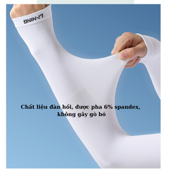 Găng Tay Chống Nắng Li-Ning Mỏng Mát UPF50+ Cho Nam Nữ - Phụ Kiện Thể Thao Đi Xe Đạp, Chạy Bộ Mùa Hè