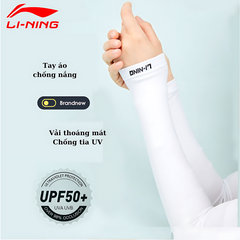 Găng Tay Chống Nắng Li-Ning Mỏng Mát UPF50+ Cho Nam Nữ - Phụ Kiện Thể Thao Đi Xe Đạp, Chạy Bộ Mùa Hè