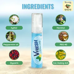 Xịt Thơm Miệng Vfresh Thảo Mộc - Giải Pháp Hơi Thở Tươi Mát, Tự Tin Dưới Mọi Tình Huống Giao Tiếp