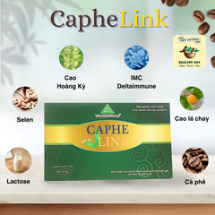 Cà phê Link Decaf Thảo Mộc Rang Xay - Tăng Cường Đề Kháng, Không Bồn Chồn, Hương Vị Nguyên Chất - 20 Gói 320g