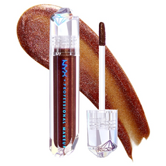 Son Phủ Nhũ NYX Diamonds & Ice Lip Topper - Đỏ Quyến Rũ Power Trip That's Fire - 4.6ml Lấp Lánh Dành Cho Mỗi Ngày