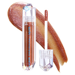 Son Phủ Nhũ NYX Diamonds & Ice Lip Topper - Đỏ Quyến Rũ Power Trip That's Fire - 4.6ml Lấp Lánh Dành Cho Mỗi Ngày