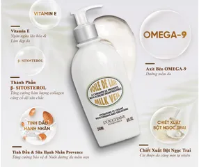 Sữa Dưỡng thể L'Occitane Almond Milk Veil 240ml
