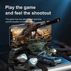 Tai Nghe Bluetooth Gaming M45 TWS 5.3 - Chống Nước, Âm Thanh Bass Chuẩn, Thiết Kế Độc Đáo, Pin Khỏe Dùng Liên Tục 5-6 Giờ