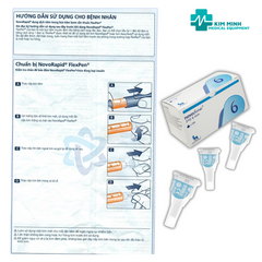 Đầu kim Novofine 31G (0,25 x 6mm) cho bút tiêm Novo Nordisk - Hộp 100 cái, tiện lợi cho người tiểu đường sử dụng hàng ngày.
