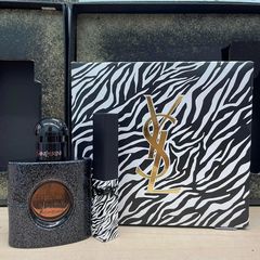 Set YSL Black Opium Quà Tặng - Nước Hoa 30ml & Son Môi Slim Shade N302 - Hương Thơm Ngọt Ngào, Sang Trọng, Quà Tặng Hoàn Hảo