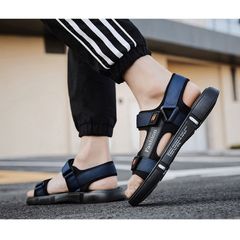 Dép sandal nam nữ thời trang Hàn Quốc 2 quai bền đẹp, chống trơn trượt - Giày học sinh phong cách FASHION cho mùa hè