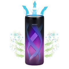 Máy Lọc Không Khí Mini HoMedics AP-P60-BK - Công Nghệ HEPA 360 Độ & Tiêu Diệt Vi Khuẩn UV-C - Thiết Kế Nhỏ Gọn Cho Xe Hơi Và Không Gian Nhỏ