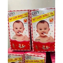 Gạc Rơ Lưỡi Đông Fa Cho Bé - Bộ 5 Gạc Vệ Sinh Miệng Mềm Mại, Hỗ Trợ Sạch Khoang Miệng Cho Trẻ Sơ Sinh