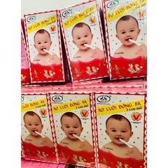 Gạc Rơ Lưỡi Đông Fa Cho Bé - Bộ 5 Gạc Vệ Sinh Miệng Mềm Mại, Hỗ Trợ Sạch Khoang Miệng Cho Trẻ Sơ Sinh