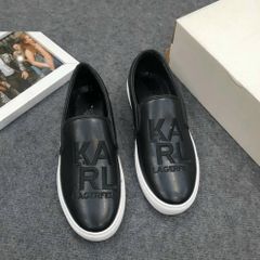 Giày Lười Nam Slip-on Da PU Mã 04 Phong Cách Cá Tính Thời Trang Đi Học, Đi Chơi, Dễ Phối Đồ - Giày Sục Cao Cấp