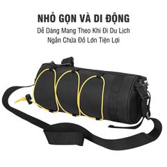 Túi Treo Xe Đạp PÊ ĐAN Chống Nước Gắn Ghi Đông Đa Năng, Không Gian 2.5L - Phụ Kiện Xe Đạp Tiện Lợi