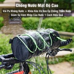 Túi Treo Xe Đạp PÊ ĐAN Chống Nước Gắn Ghi Đông Đa Năng, Không Gian 2.5L - Phụ Kiện Xe Đạp Tiện Lợi