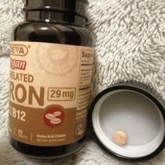 Viên Bổ Sung Sắt Chelated thuần chay DEVA 90 viên - Hỗ trợ Sức Khỏe cho Người Ăn Chay - Chứa Vitamin B12 cao